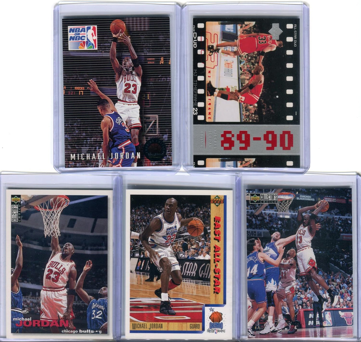 5 Card Lot Basketball Cards E470