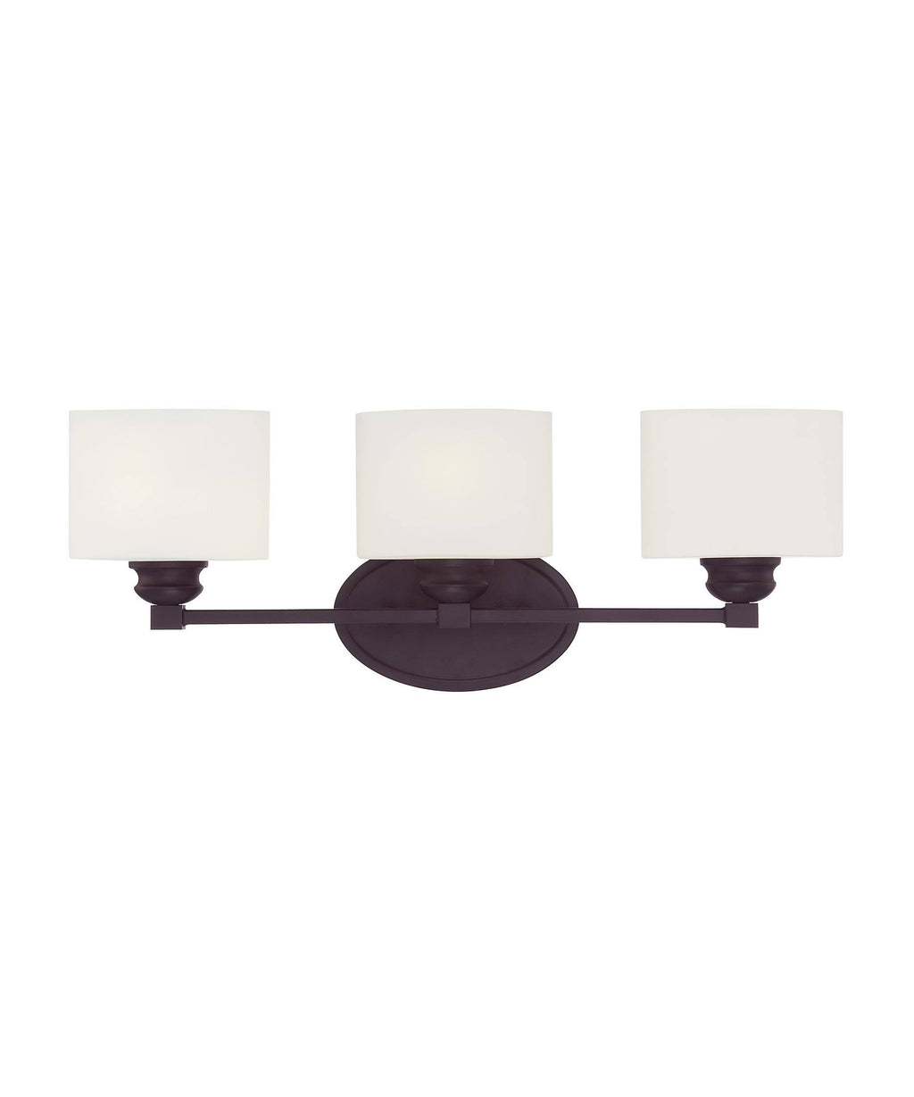 3 Light Bath Bar, English Bronze W9076