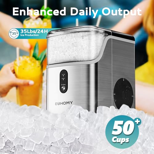 Countertop Nugget Ice Maker with Ice Scoop & Basket C121