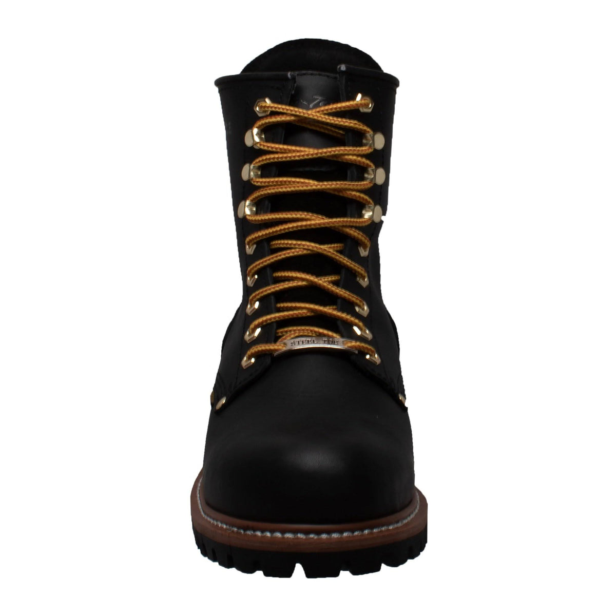 Waterproof Logger Black Work Boots A986