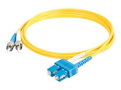 15m SC Duplex Singlemode Fiber Optic Cable Yellow A1944