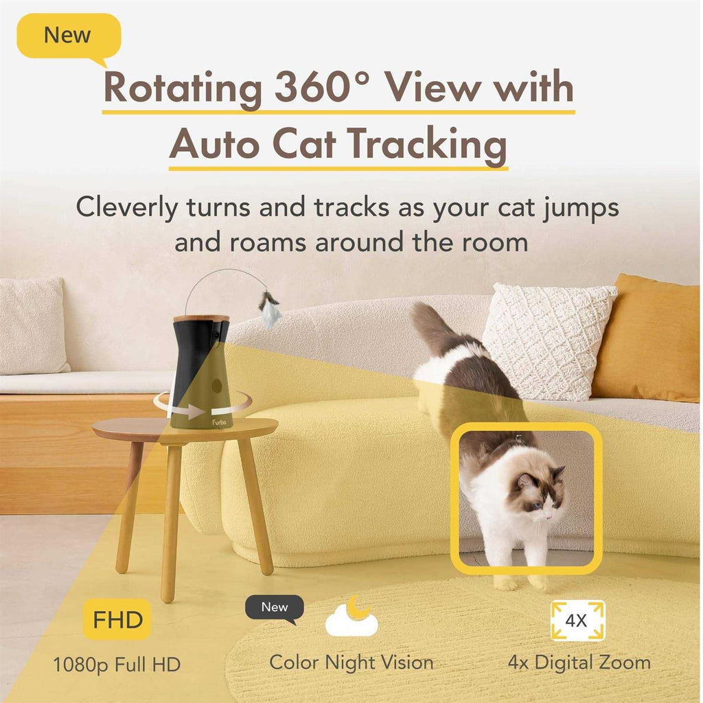 360 View Cat Camera Treat Dispenser V803032