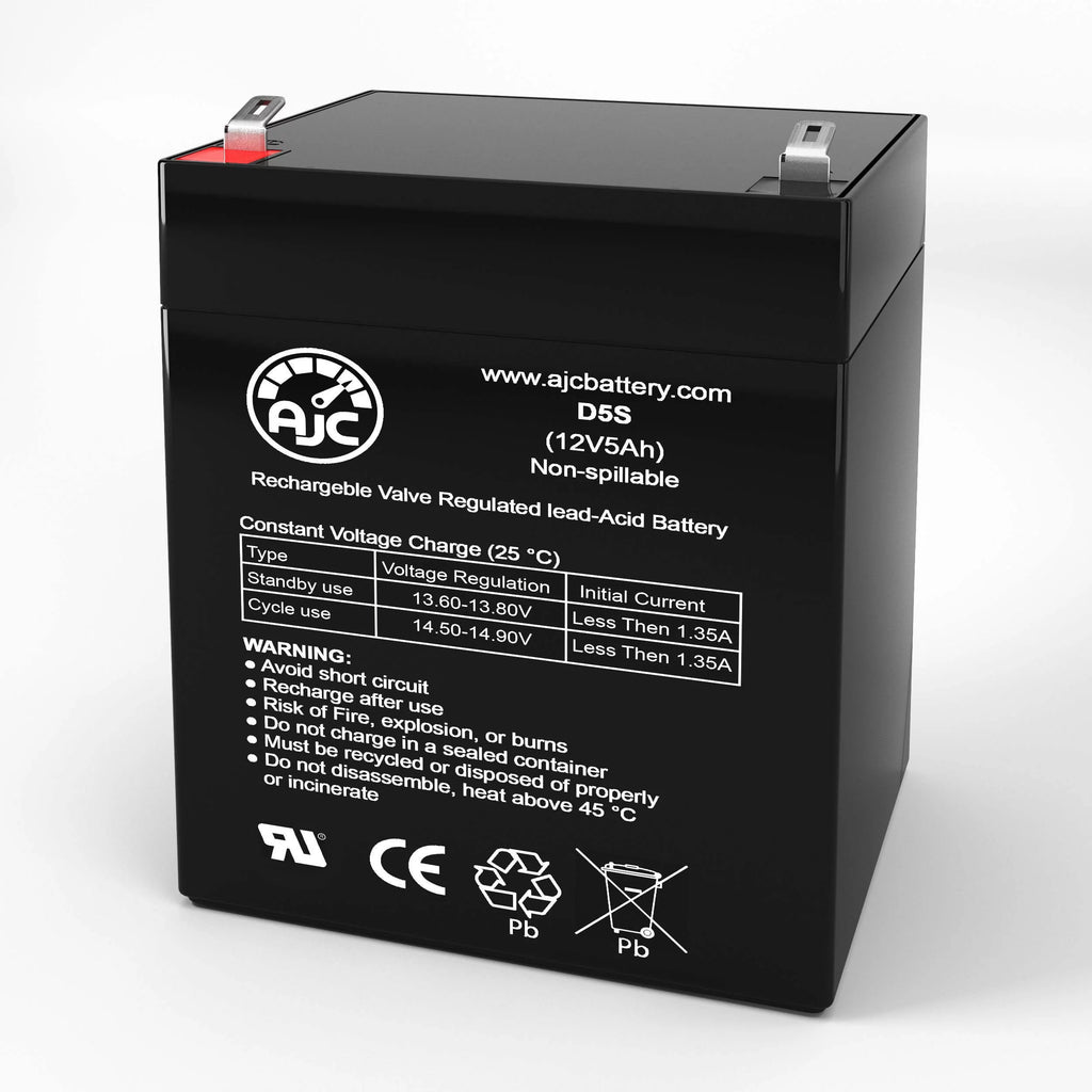 12V 5Ah Sealed Lead Acid Battery H86399
