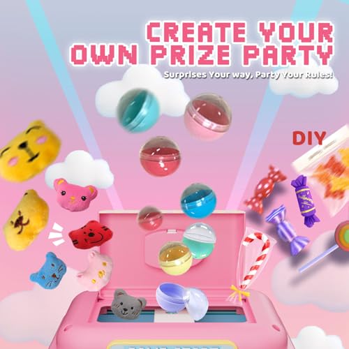 Mini Claw Machine with Plush and Capsule Toy I107