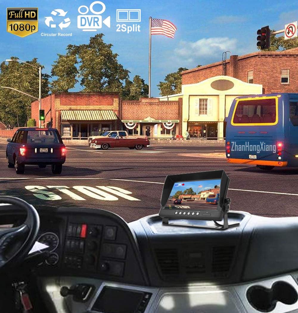 IP69 Waterproof HD 1080P Rear View Camera and 9 IPS Monitor System B15567