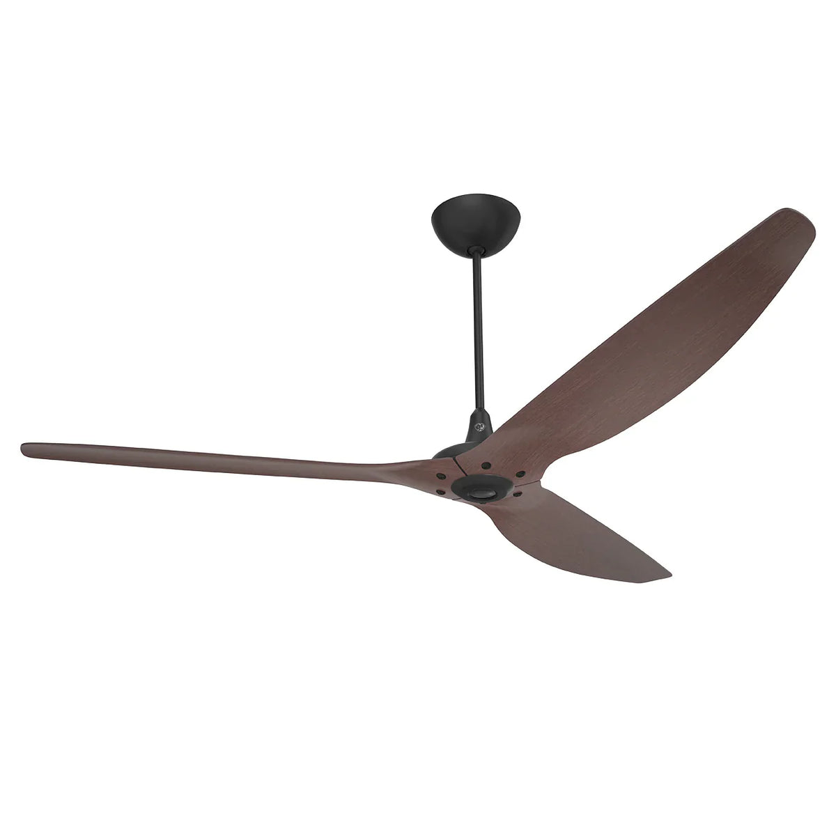 84 Ceiling Fan with Cocoa Bamboo Blades and Satin Nickel Finish B670