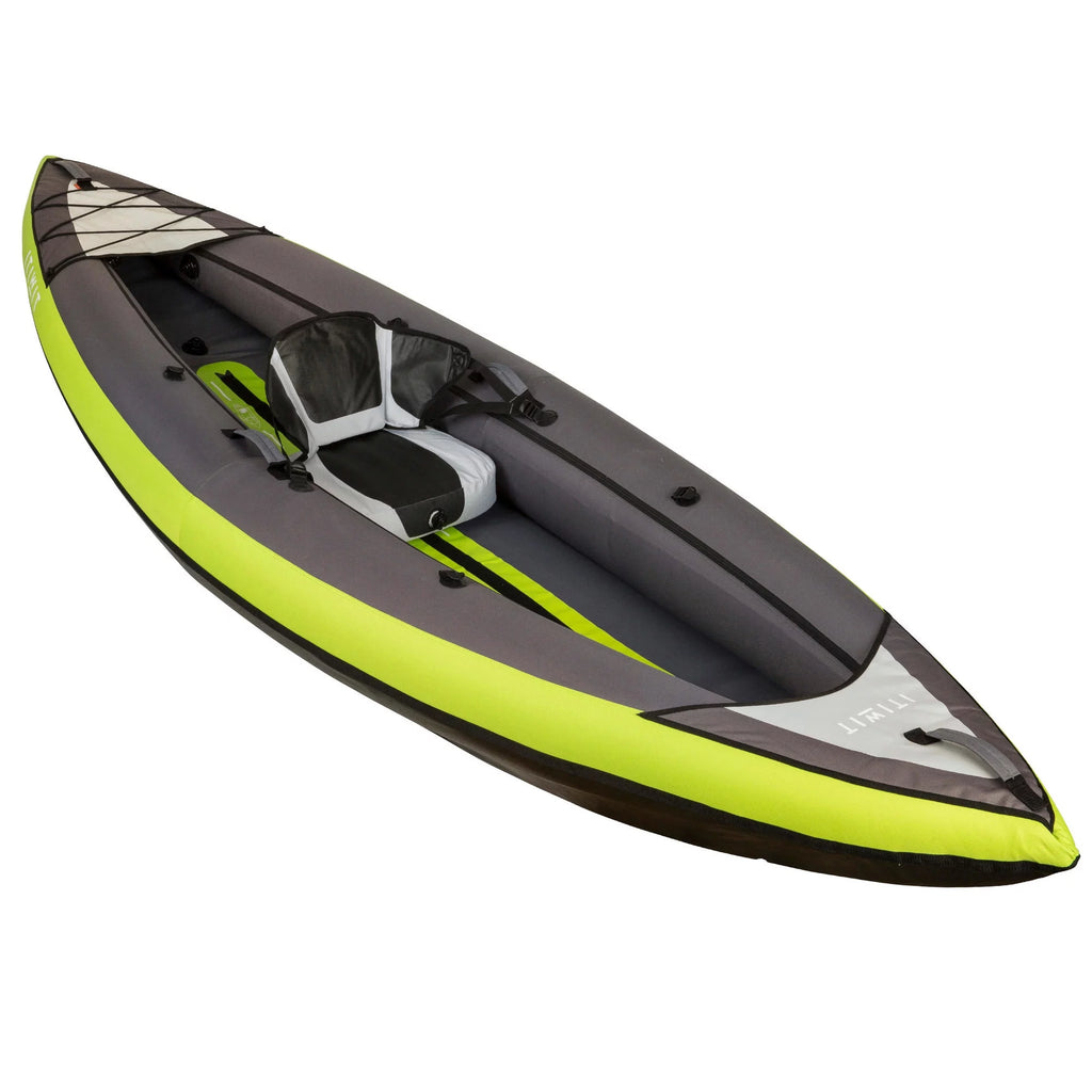 Inflatable Recreational Sit on Kayak with Pump, 1 or 2 Person, Green H1075