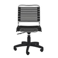 Black & Chrome Low Back Office Chair R989