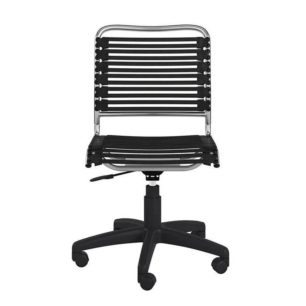 Black & Chrome Low Back Office Chair R989
