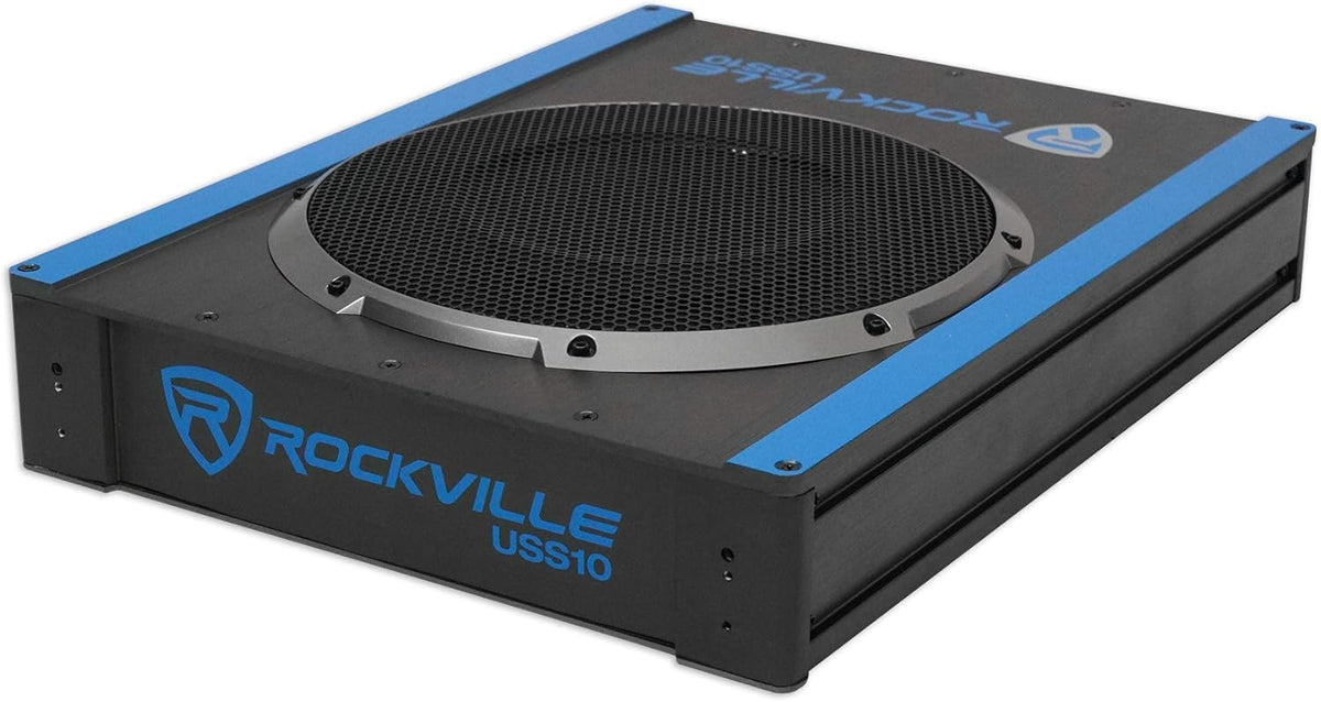 10" 800w Slim Under-Seat Active Powered Car Subwoofer M89059
