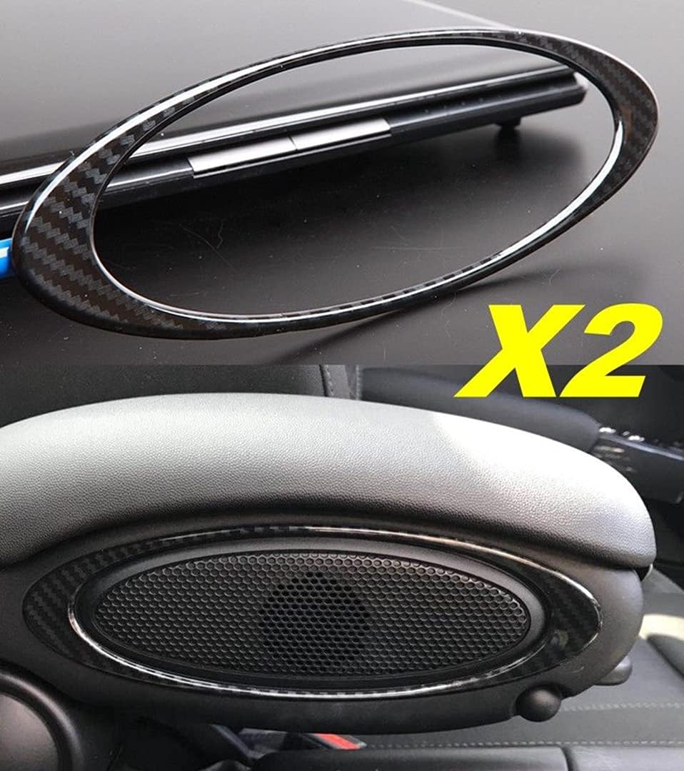Armrest Center Console Trims 2X Carbon Effect Y979