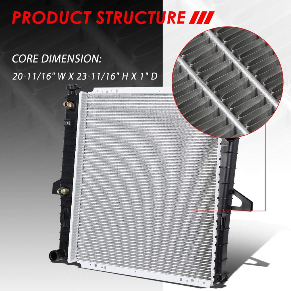 1-Row Cooling Radiator Aluminum Core K96181
