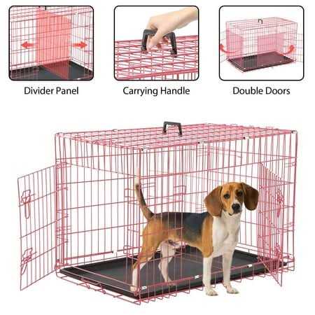 Foldable Large Dog Crate with Handle E9936