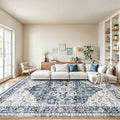 8x10 Washable Low-Profile Area Rug with Non-Slip Backing H338