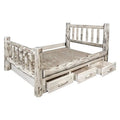 Full Bed with Storage I38027