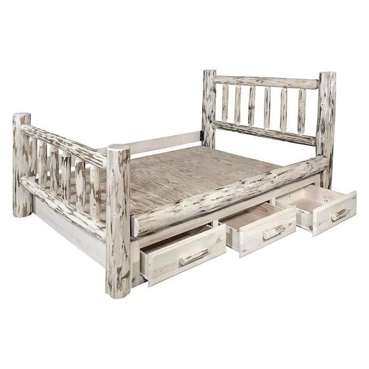 Full Bed with Storage I38027