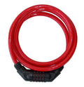 Red 6 Foot Resettable Cable Lock M587