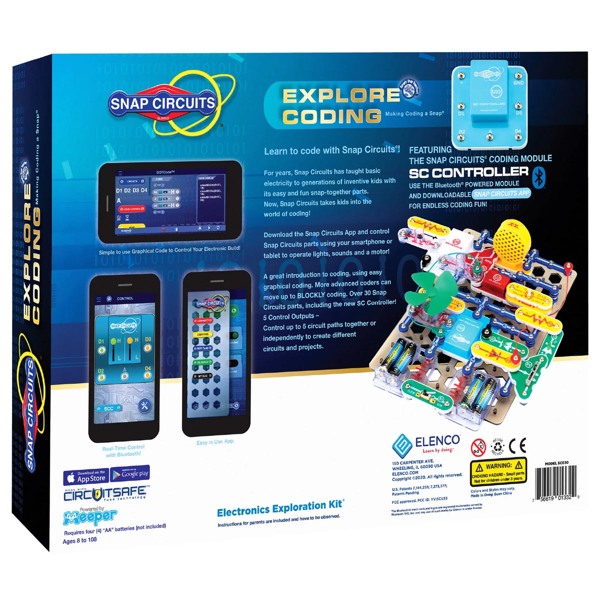 Snap Circuits Explore Coding STEM Building Toy C74005