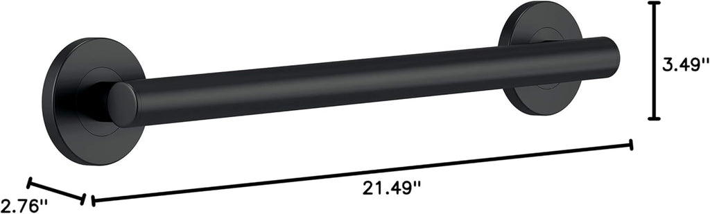 Matte Black 18 In Grab Bar E672