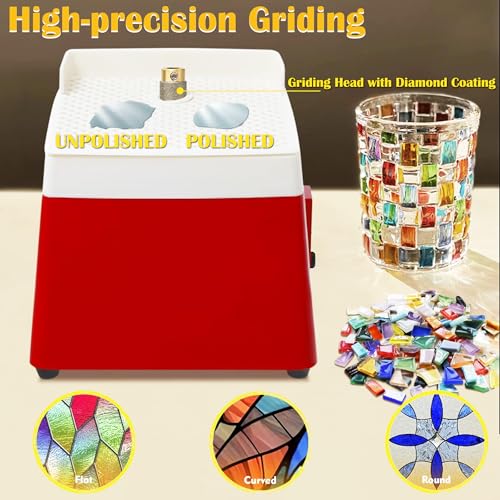 Mini Portable Glass Grinder with 5/8" Grinder Bits U590