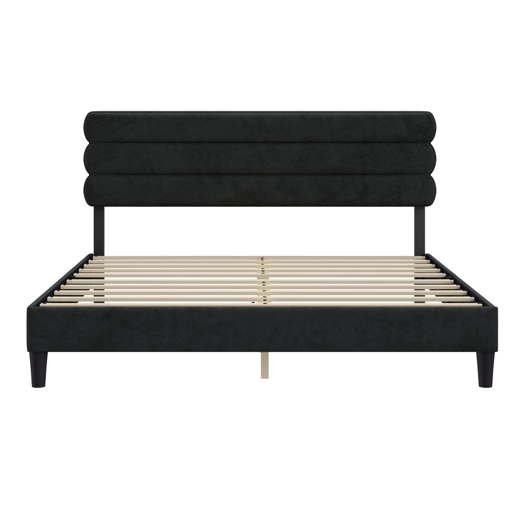 King Size Dark Gray Bed Frame U656458