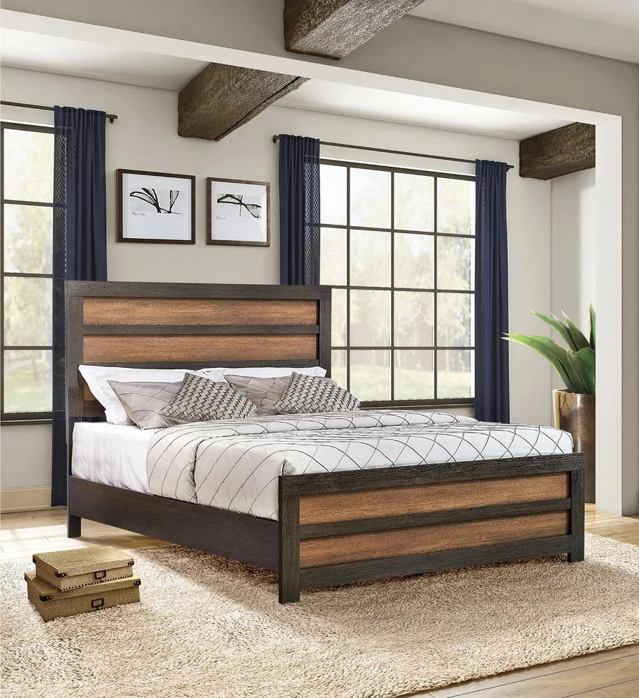 Queen Panel Bed V3512