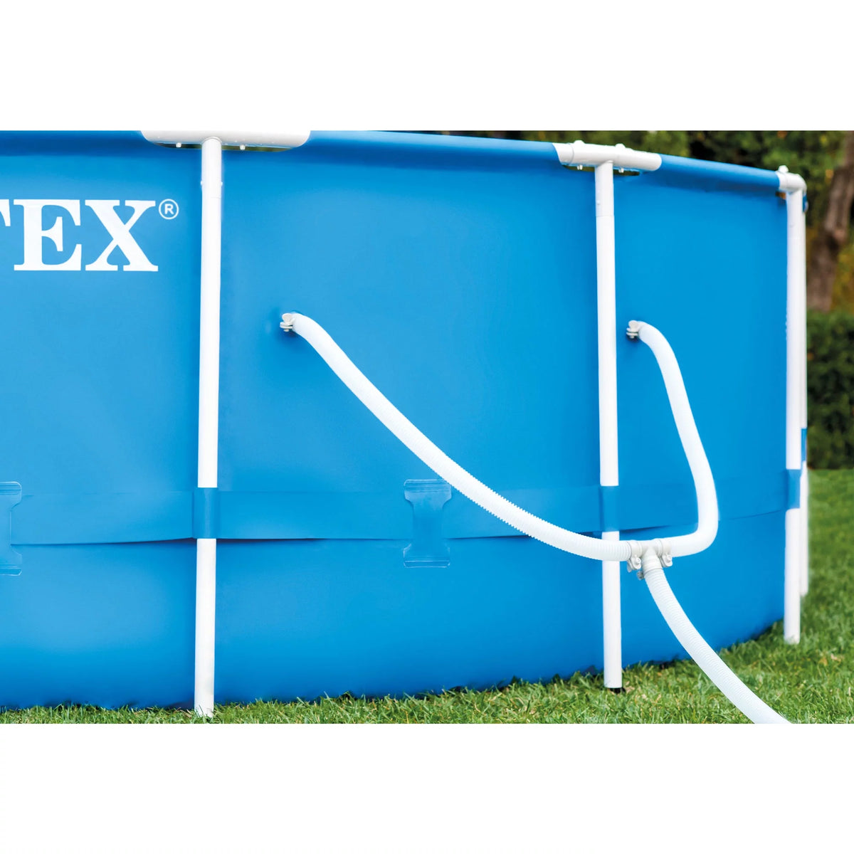 12'x30 Metal Frame Swimming Pool with Filter Pump S6547