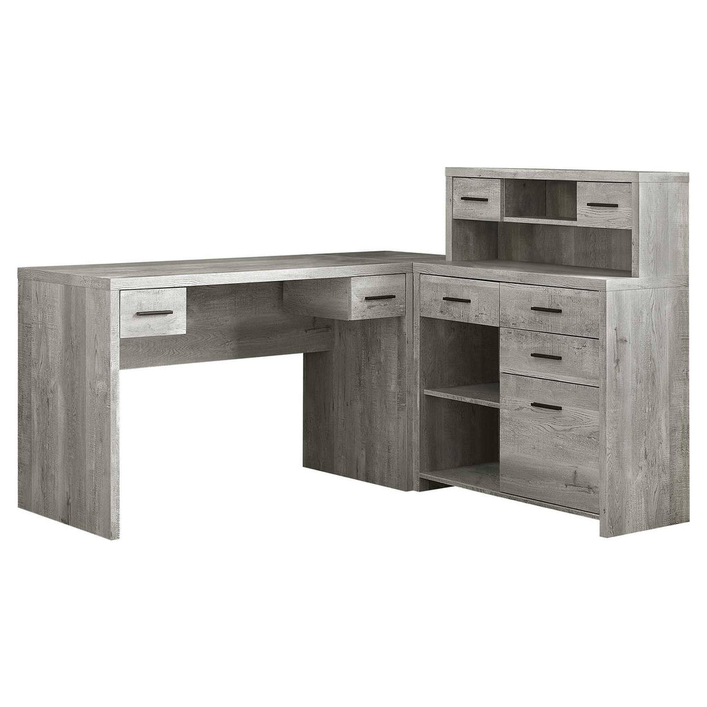 Grey Reclaimed Wood Computer Desk R4746