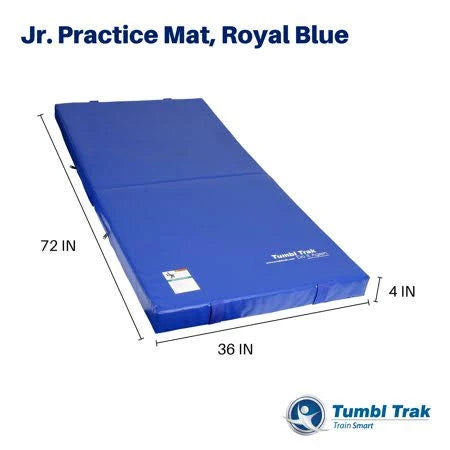Junior Practice Mat, Royal Blue S345
