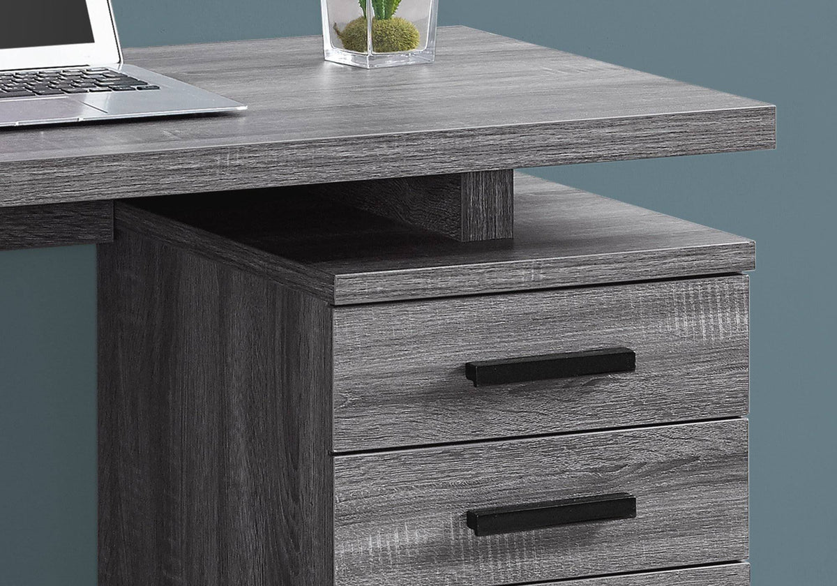 Grey Reclaimed Wood Computer Desk R4746