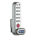 Electronic Cam Lock, Powder-Coated Silver H8225