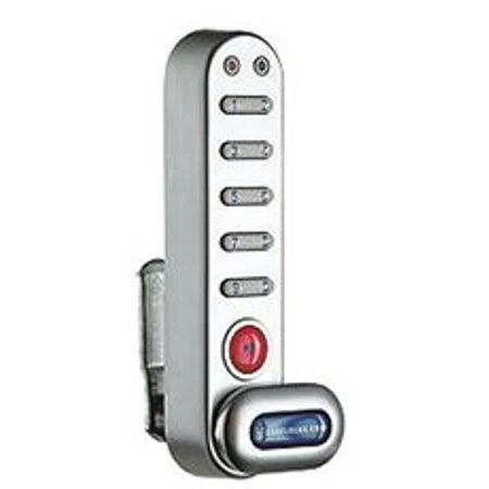 Electronic Cam Lock, Powder-Coated Silver H8225
