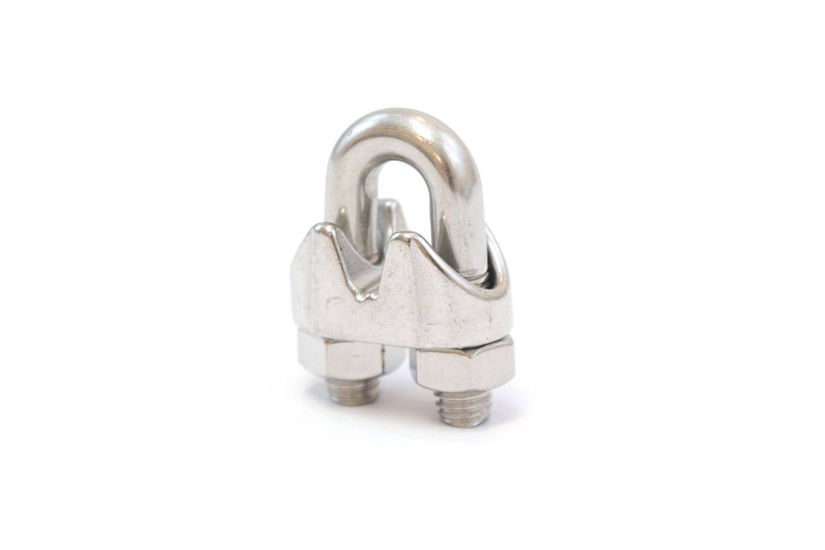 Stainless Steel Wire Rope Cable Clips 1/4 Inches 6mm W2951