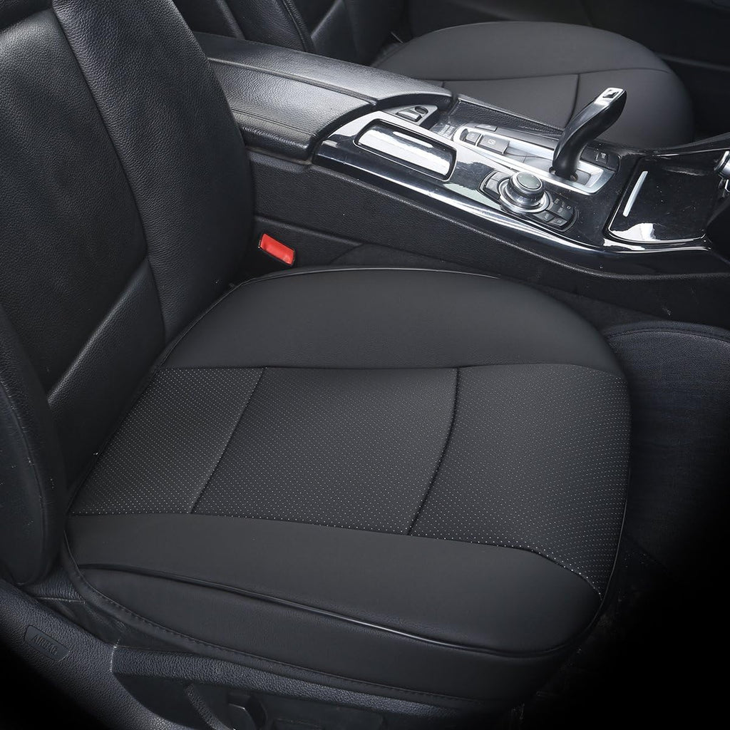 Beige-Tan PU Leather Car Seat Cover Bottom, 1pcs G77179