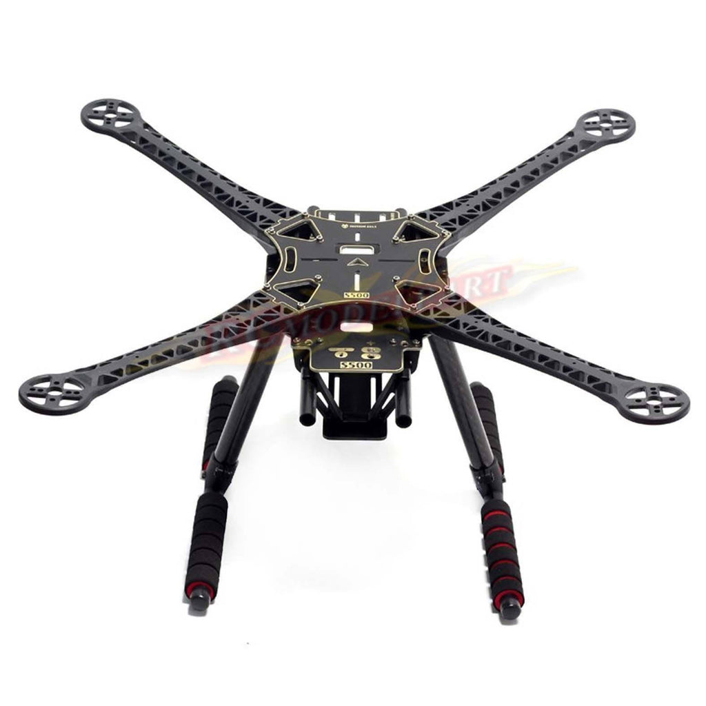 Quadcopter Fuselage Frame Kit PCB Version with Carbon Fiber Landing Gear Skid G66736