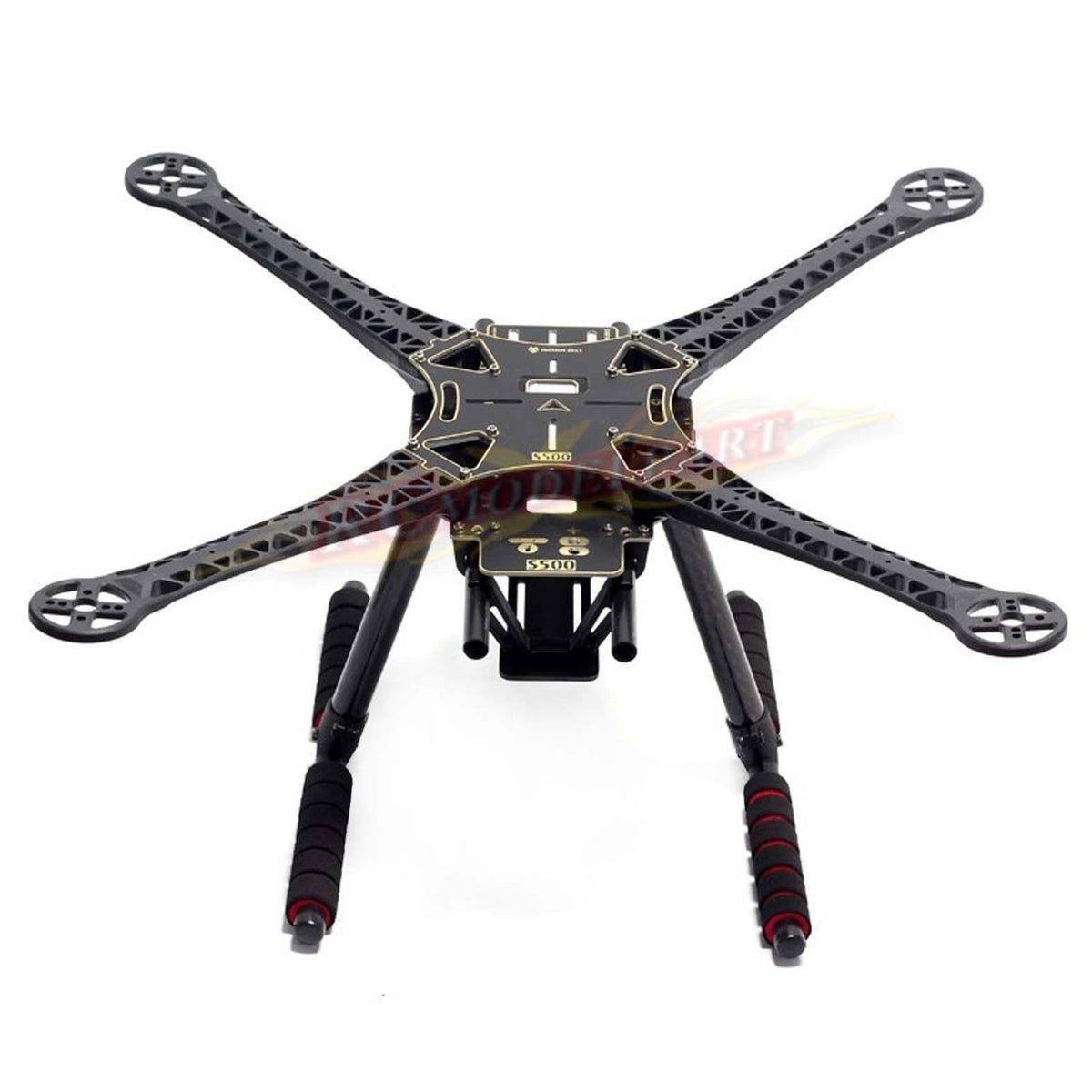 Quadcopter Fuselage Frame Kit PCB Version with Carbon Fiber Landing Gear Skid G66736