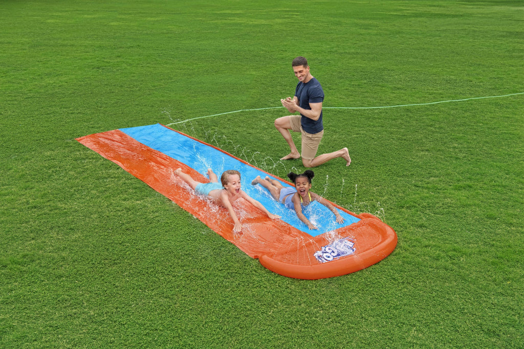 16ft Inflatable Double Lane Water Slide C156