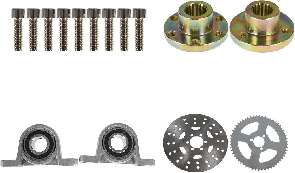 Rear Live Axle Kit Brake Assembly for Drift Trike Go Kart V363537