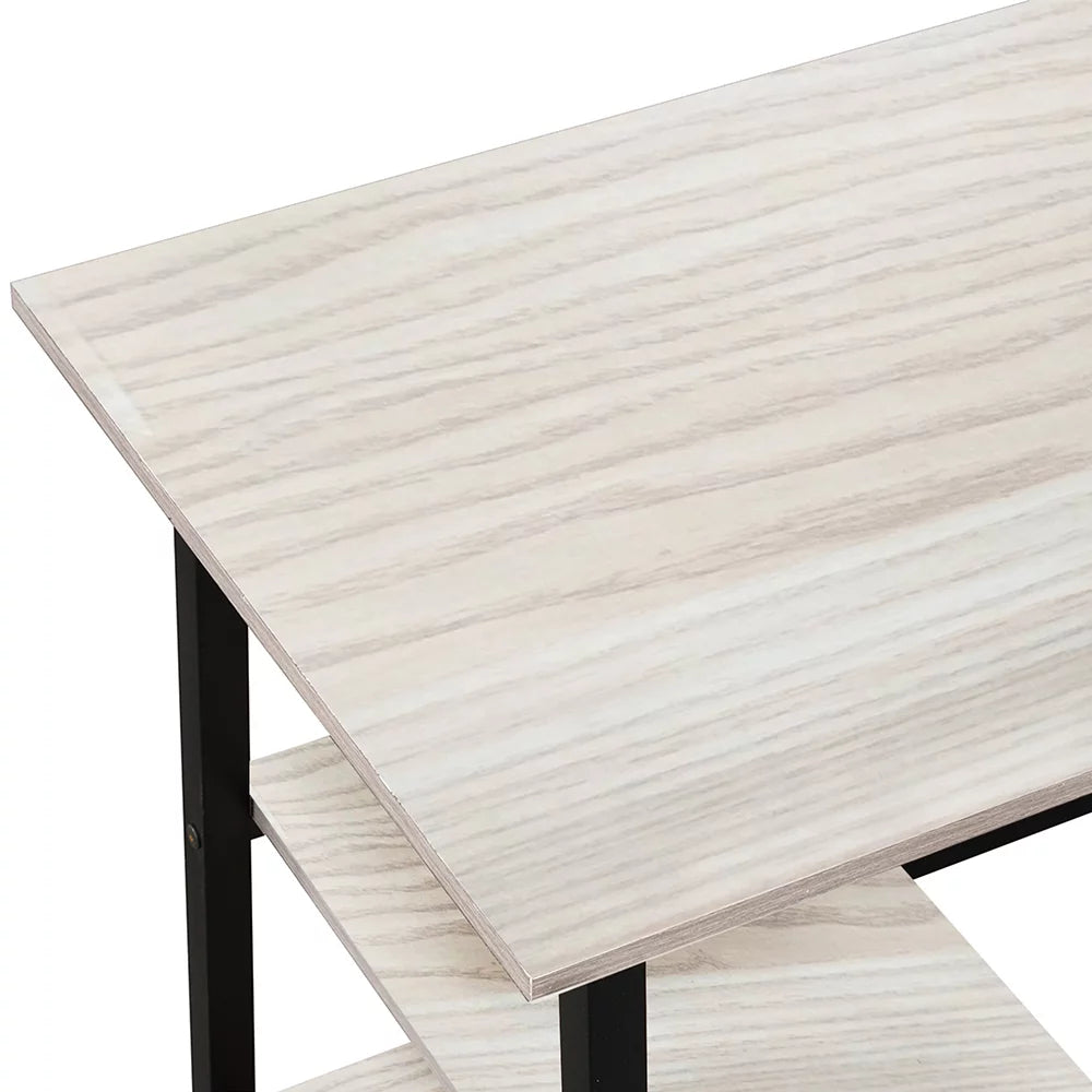 White Work Study Desk with Storage Drawer G576005