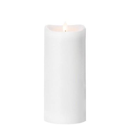 White LED Flame Candle with Remote A421