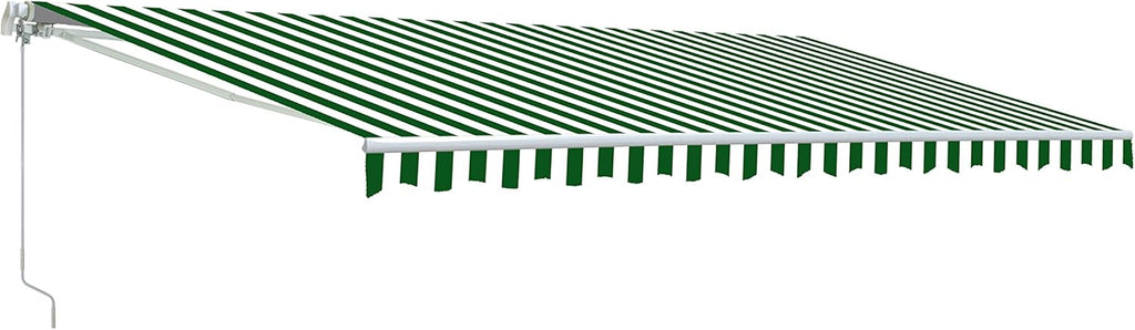 Brown 13 x 10 Feet Retractable Patio Awning Q960486