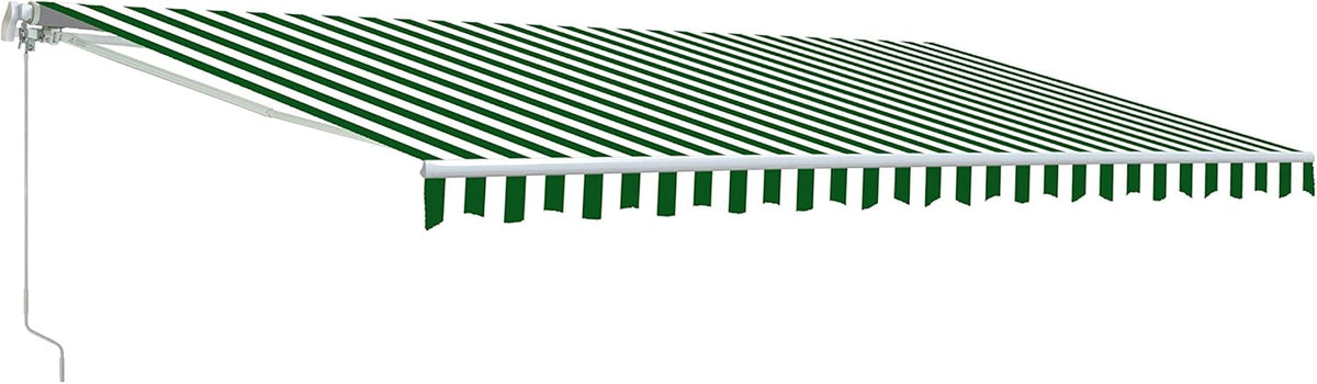 Brown 13 x 10 Feet Retractable Patio Awning Q960486