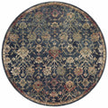 Navy Multi Rug V111938
