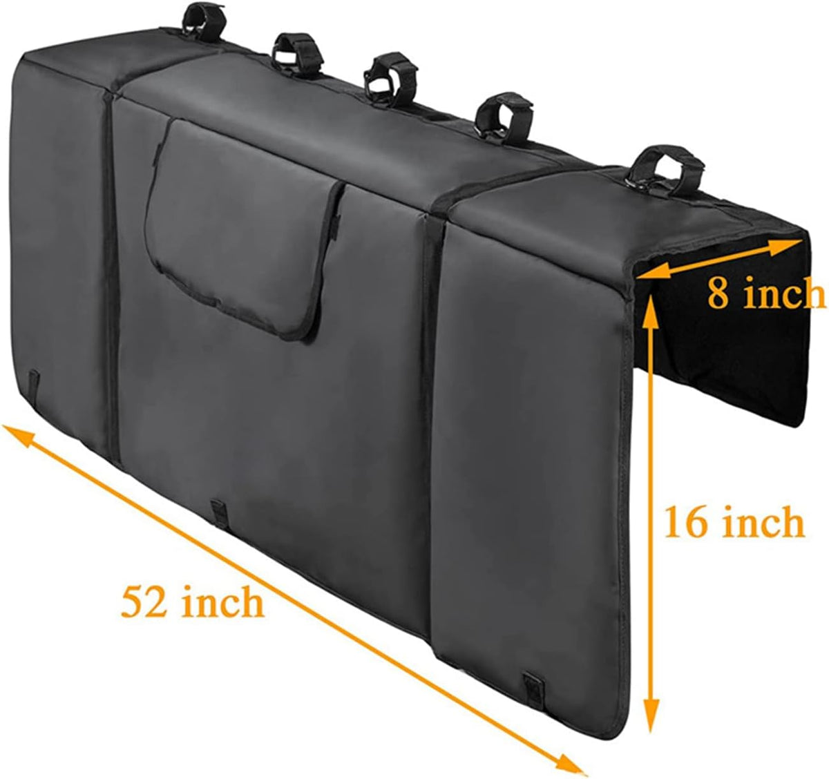 Tailgate Pad for Mountain Bikes with Tool Pockets and Bike Fixing Straps A552365