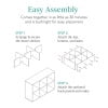 6 Cube Bookshelf Z63374