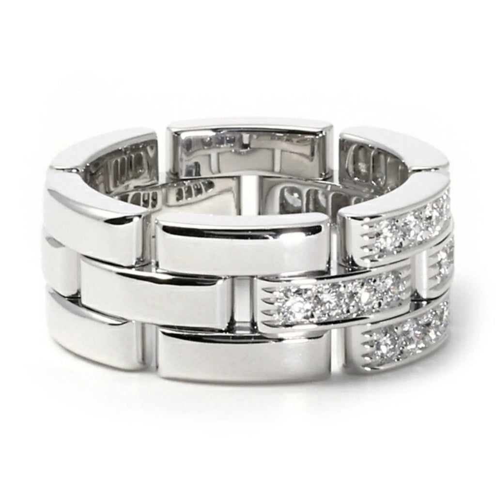 Pre-Owned White Gold Ring E844