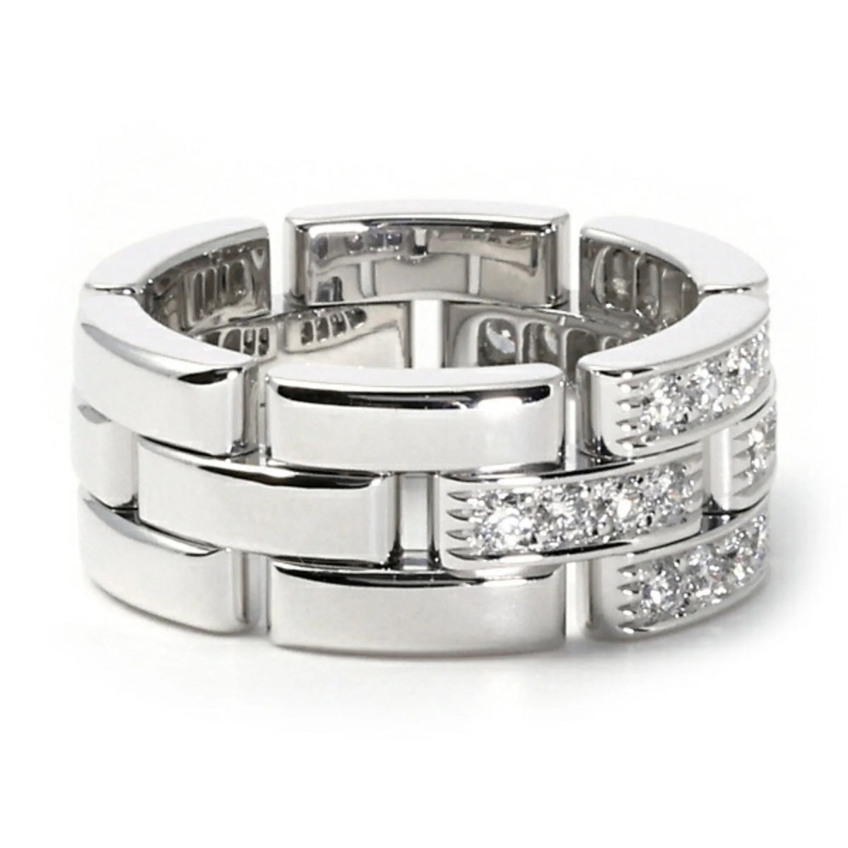 Pre-Owned White Gold Ring E844