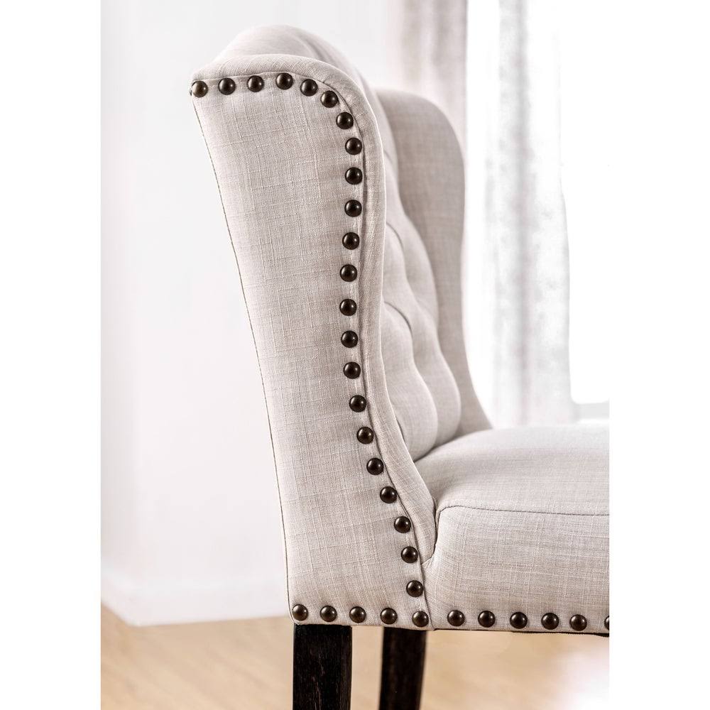 Dark Blue Counter Height Stool Set of 2 I4245