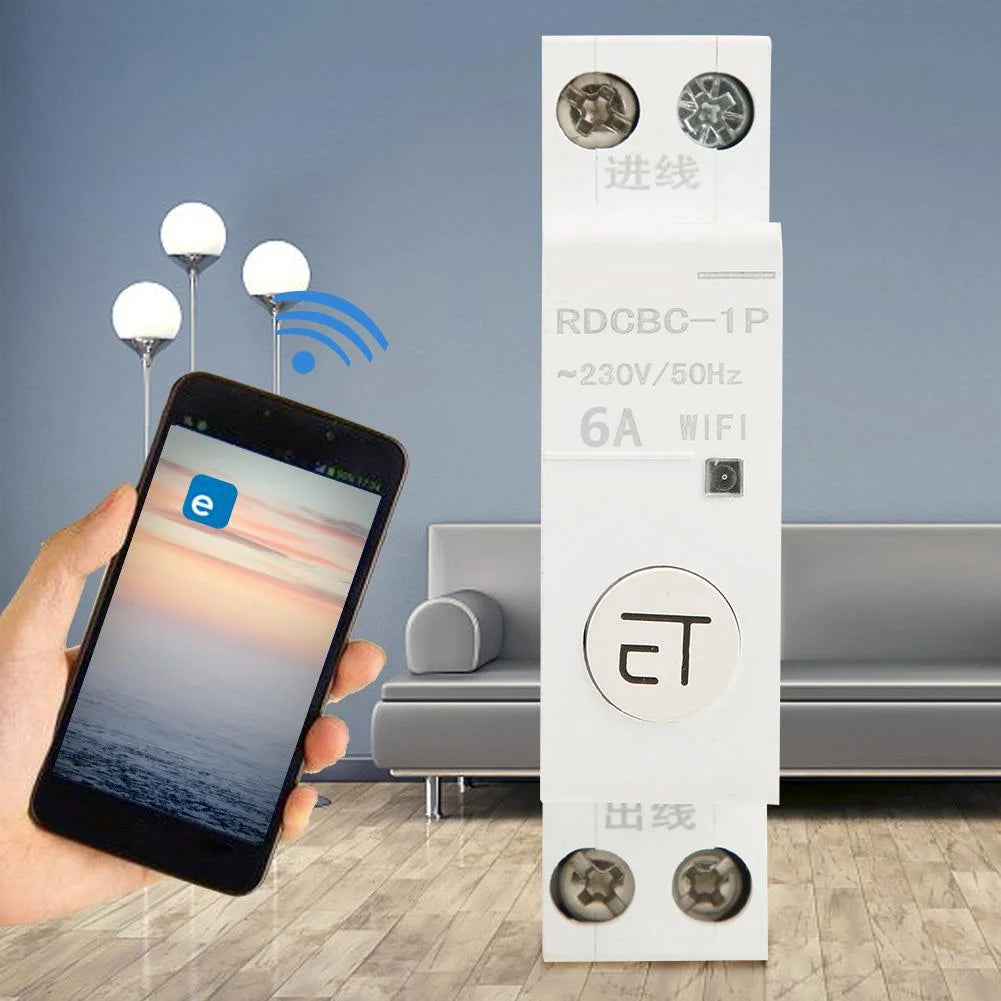 Remote Control WIFI Circuit Breaker 1P 6A V1233