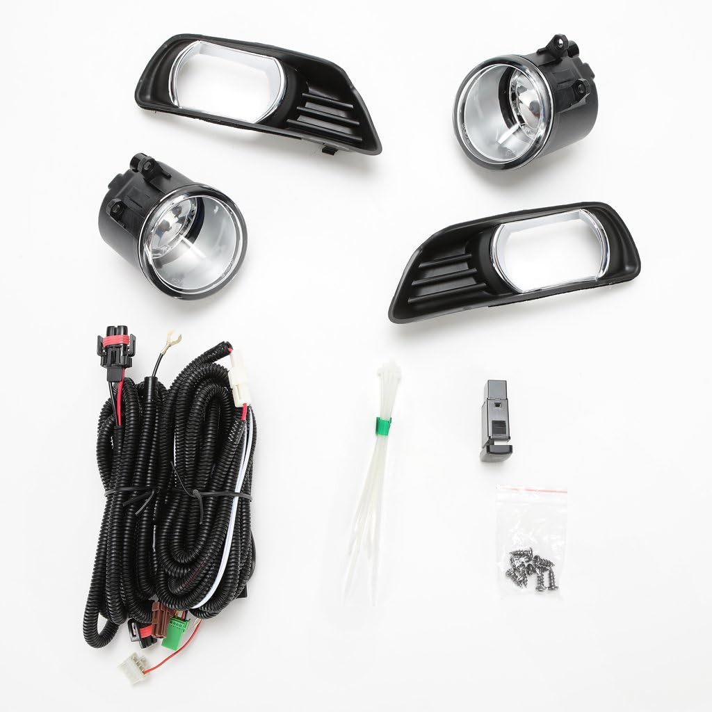 Fog Lights for 2007-2009 Toyota Camry, Clear Lens, Pack of 2 I54401
